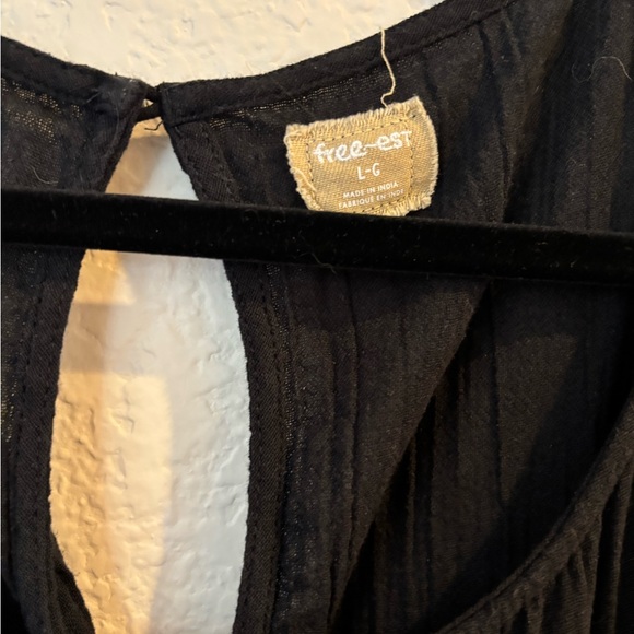 Free People “Sutton” Black Mini Dress - Picture 2 of 3